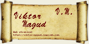 Viktor Magud vizit kartica